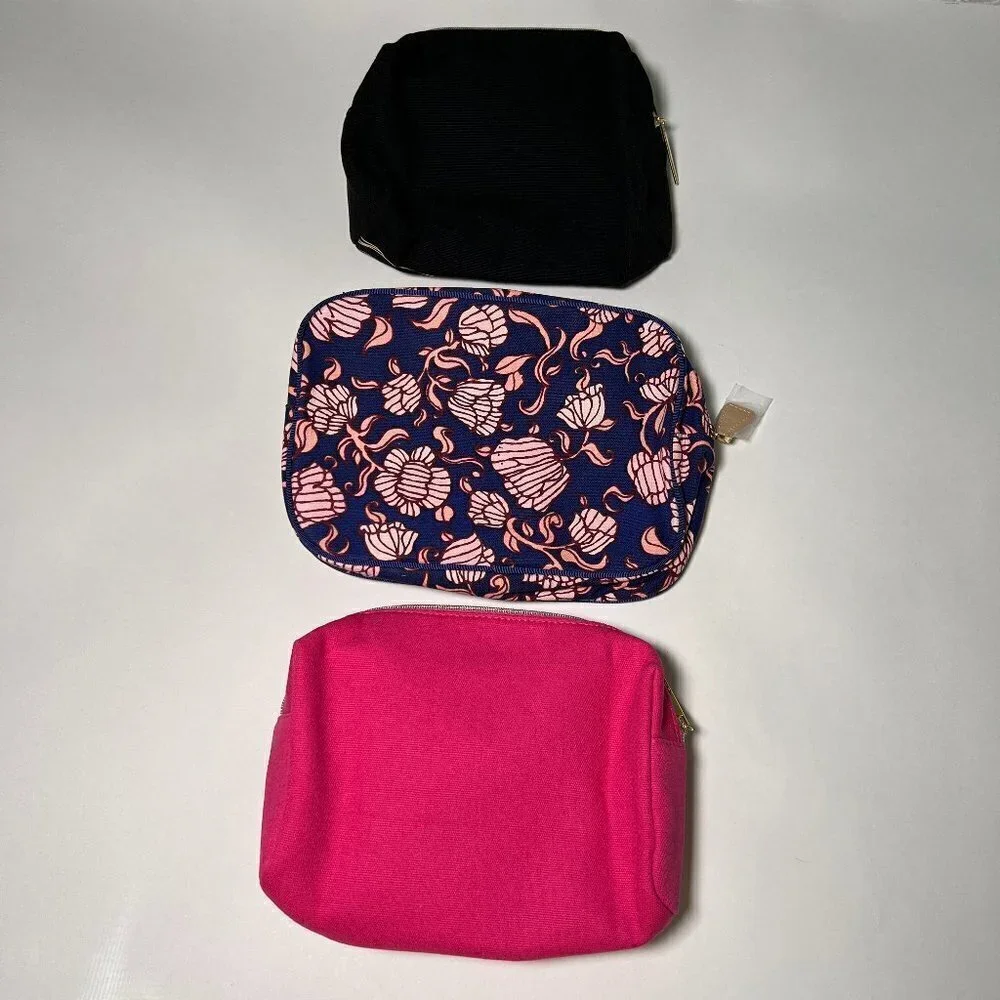 Lot of 3 Make Up Bags